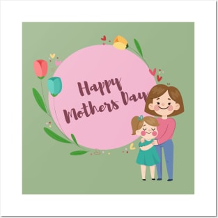 happy mothers day Posters and Art